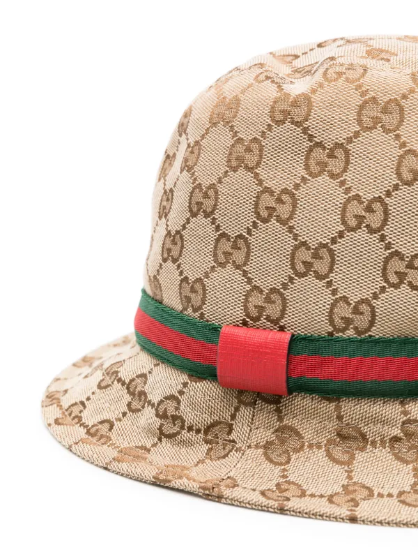 Gucci gg cheap canvas fedora