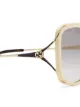 Gucci Eyewear نظارة شمسية كبيرة بإطار مستدير