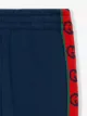 Gucci Kids بنطال رياضي بشريط بحرفي G متداخلين