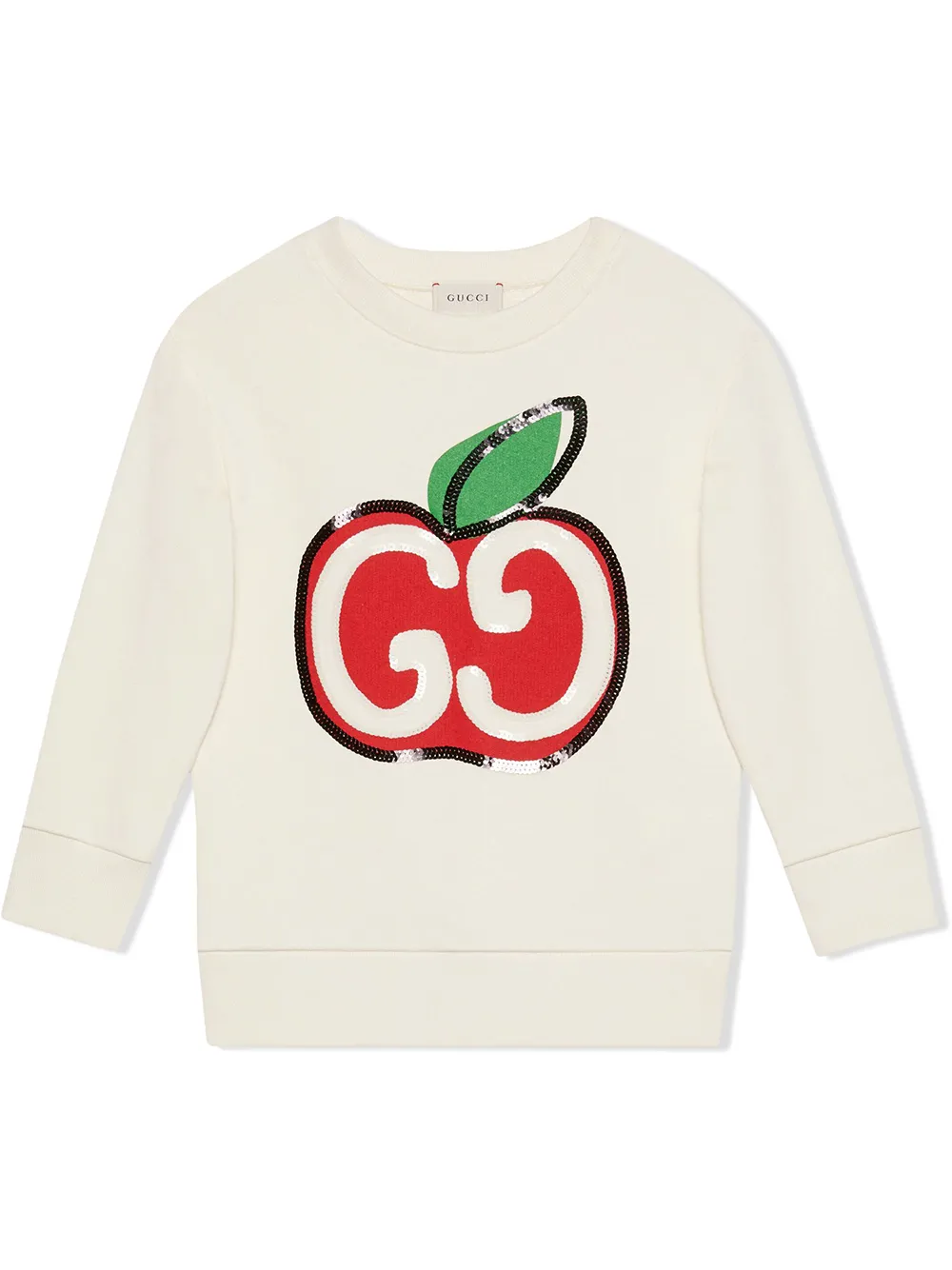 GUCCI GG APPLE PRINT SWEATSHIRT