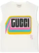 الصورة 1 من Gucci Kids تيشيرت بدون أكمام بطبعة نمر وشعار الماركة