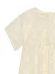 Gucci Kids فستان بتطريز إنجليزي وشعار GG