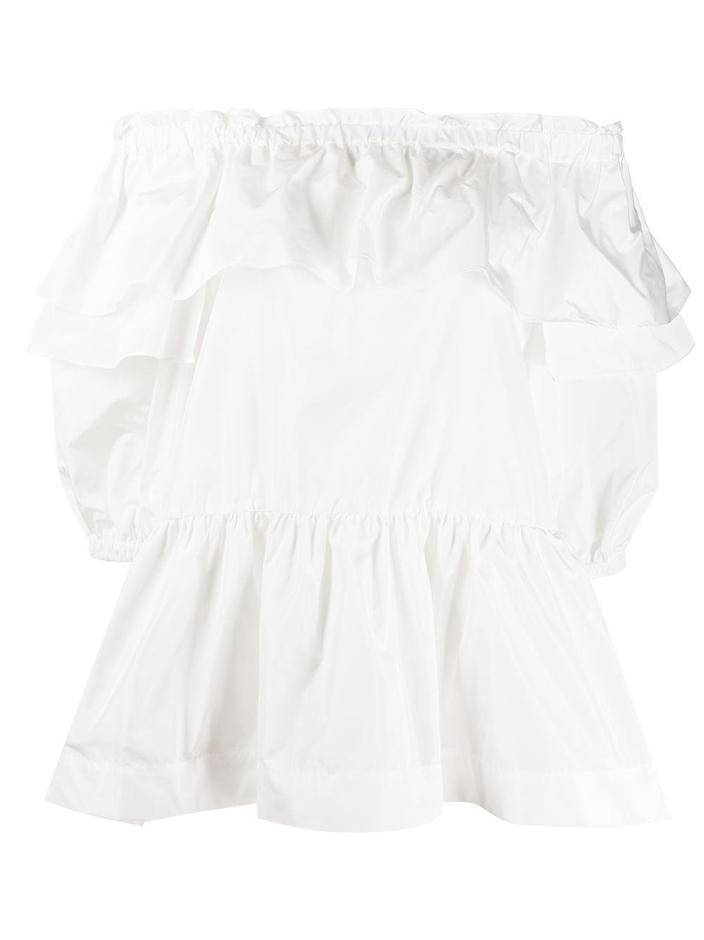 P.A.R.O.S.H. Schulterfreie Bluse Mit Rüschen HF3dJ qzmsY P.A.R.O.S.H. Schulterfreie Bluse Mit Rüschen HF3dJ qzmsY