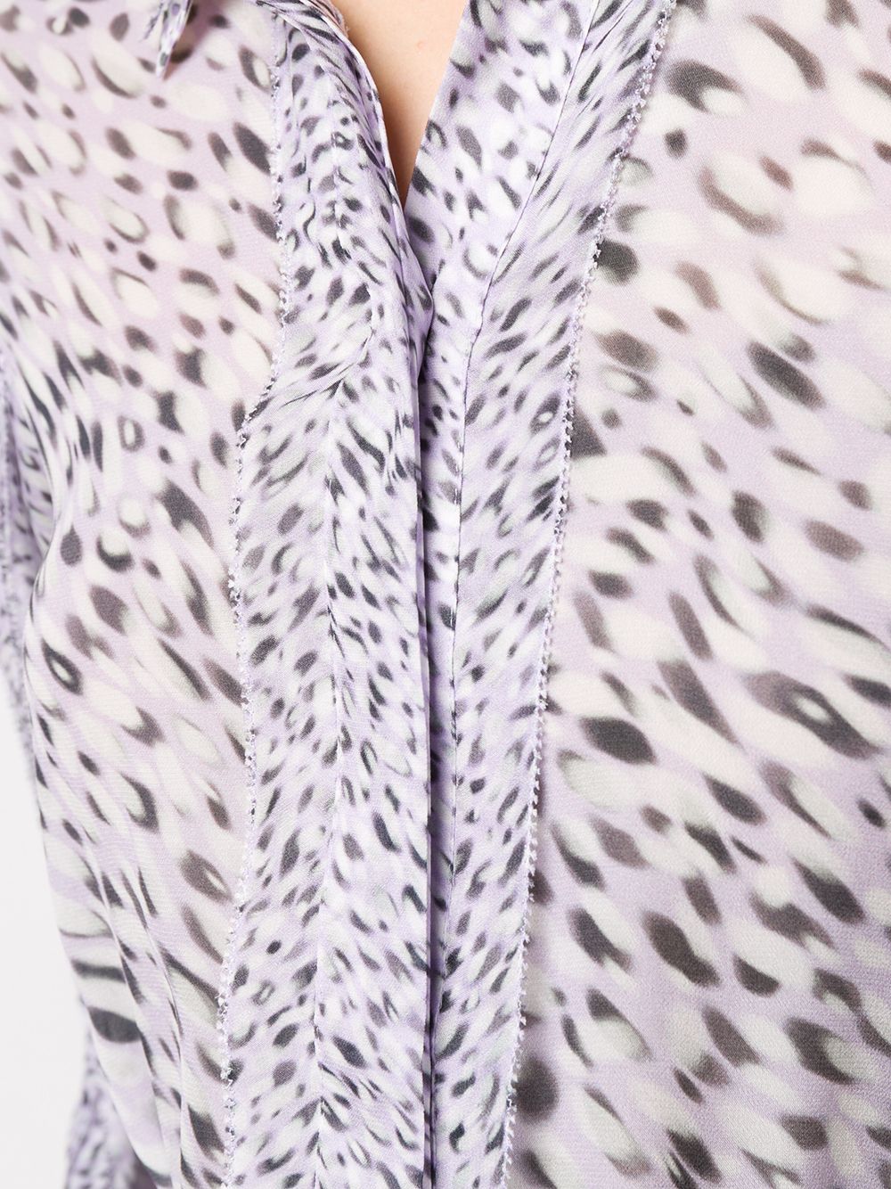 фото Lala berlin leopard print fitted blouse