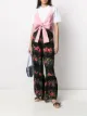 الصورة 2 من RED Valentino بنطال بقصة واسعة وطبعة زهور