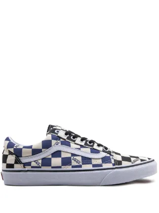 Vans blue and black checkered hotsell