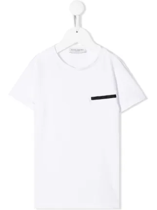 plain black pocket tee