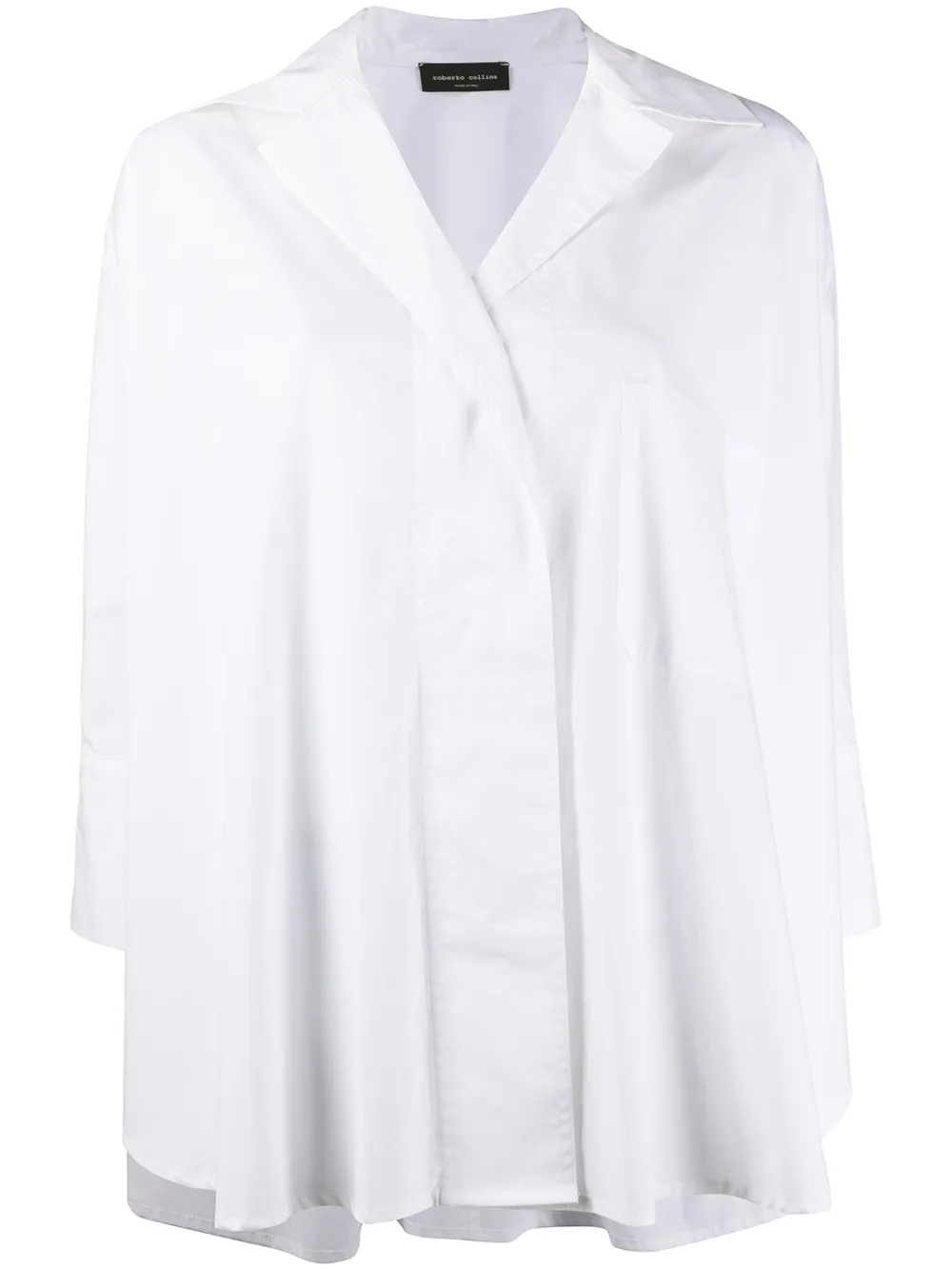 Roberto Collina Loose-fit Poplin Shirt In White