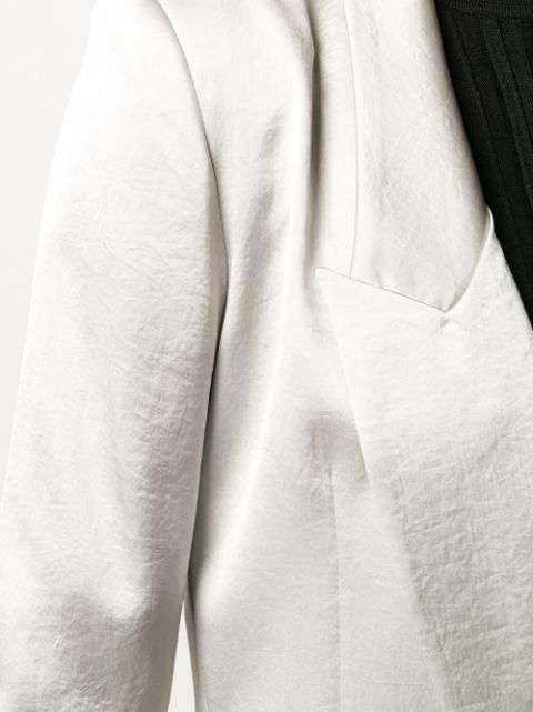 Erika Cavallini Textured Satin Jacket Ss20 | Farfetch.com
