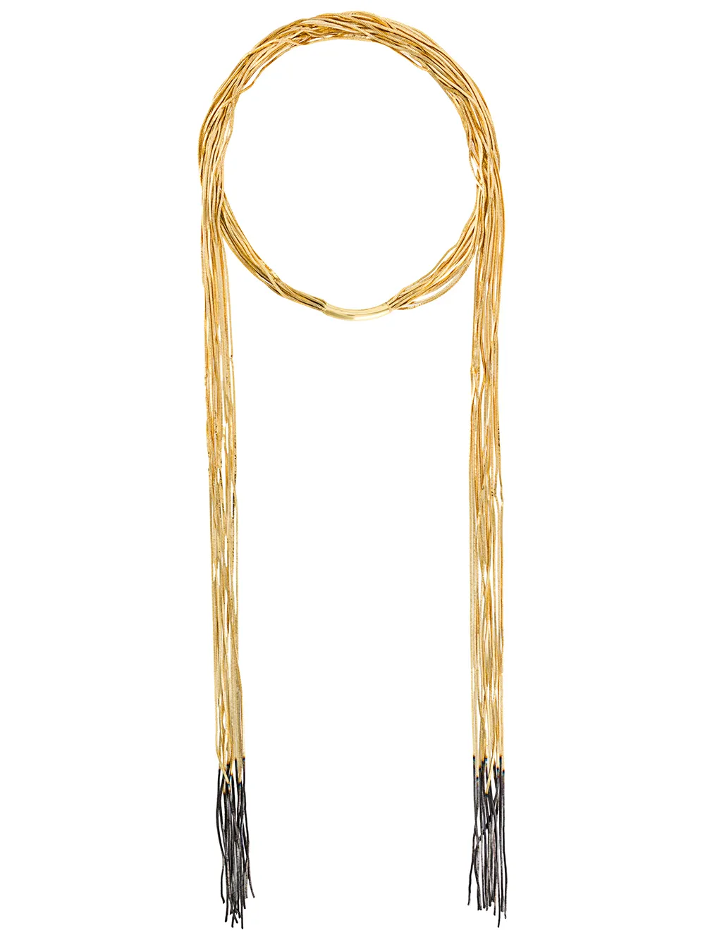 Iosselliani многослойное колье Black Hole Sun