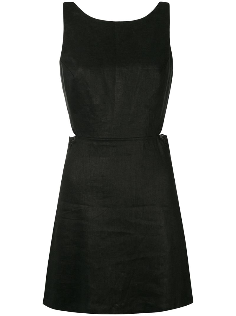 Sir Alena Open Back Dress In Black