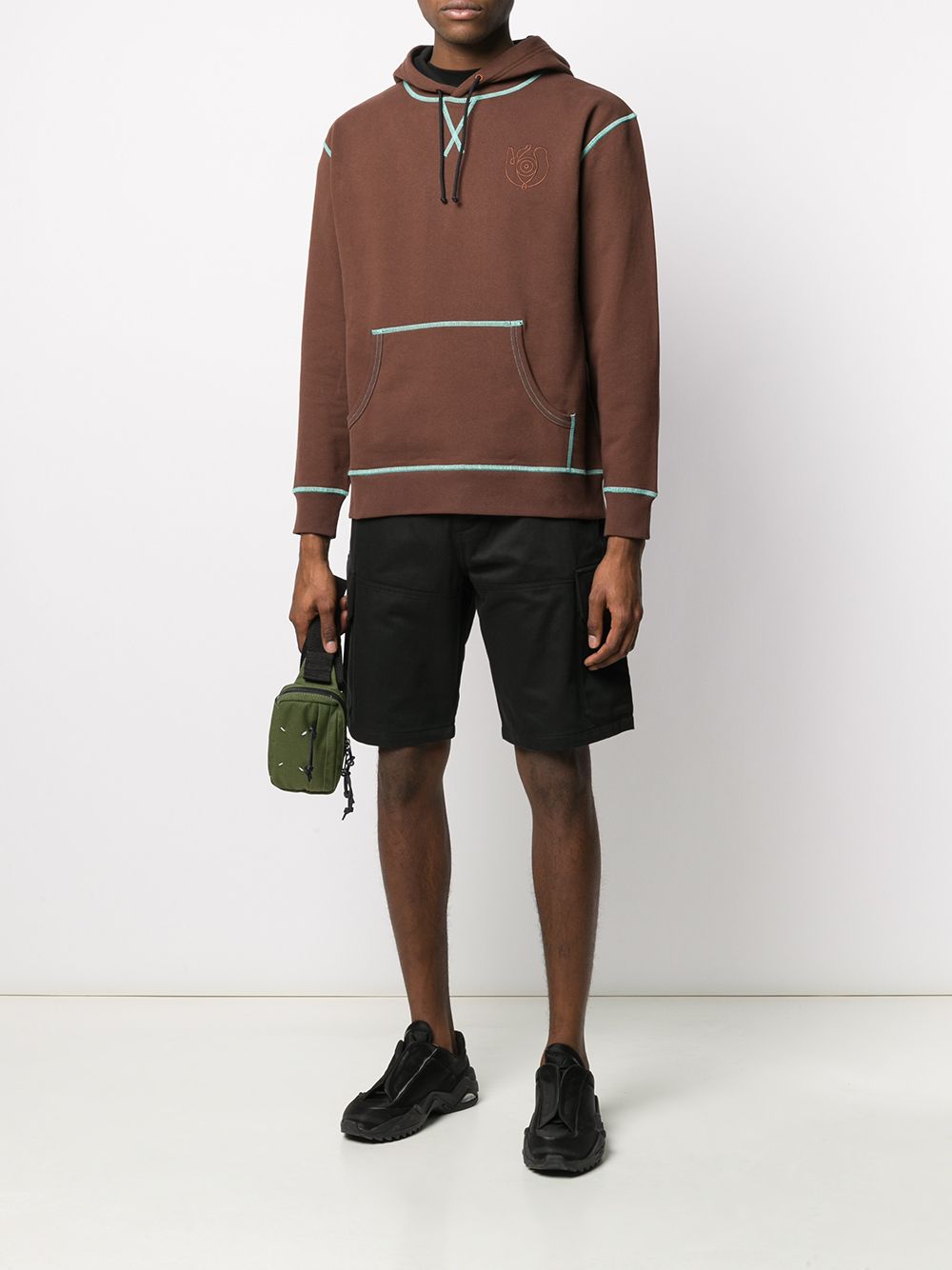 фото Loewe contrast stitch hoodie