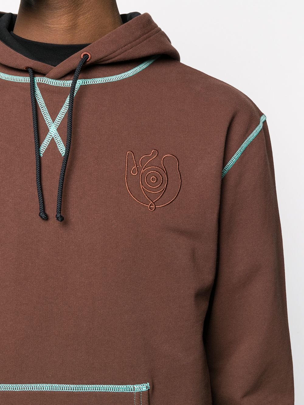 фото Loewe contrast stitch hoodie