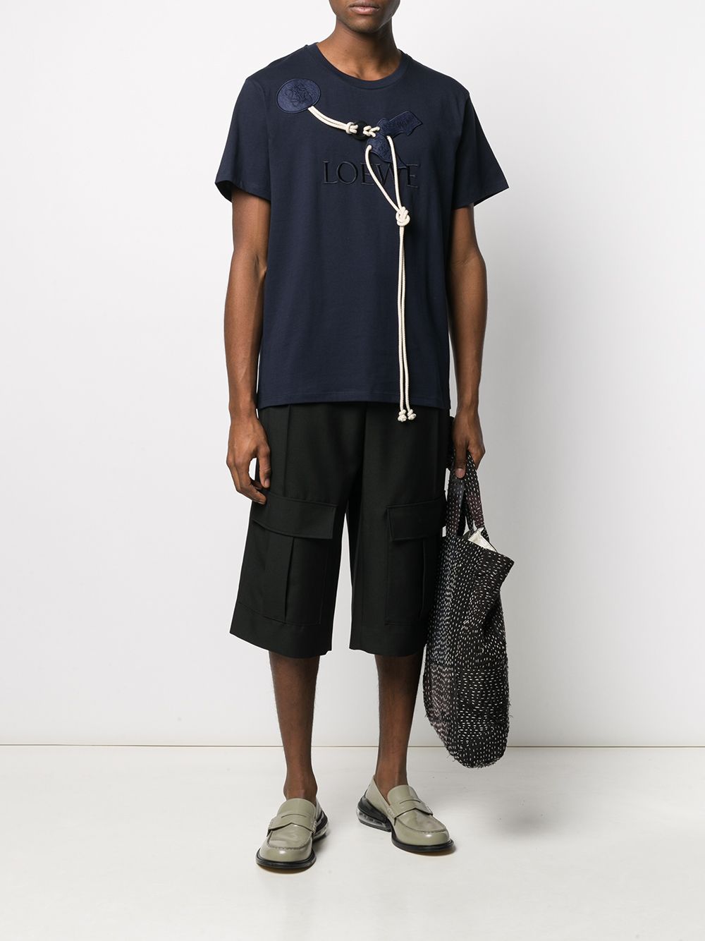 фото Loewe rope detail logo t-shirt