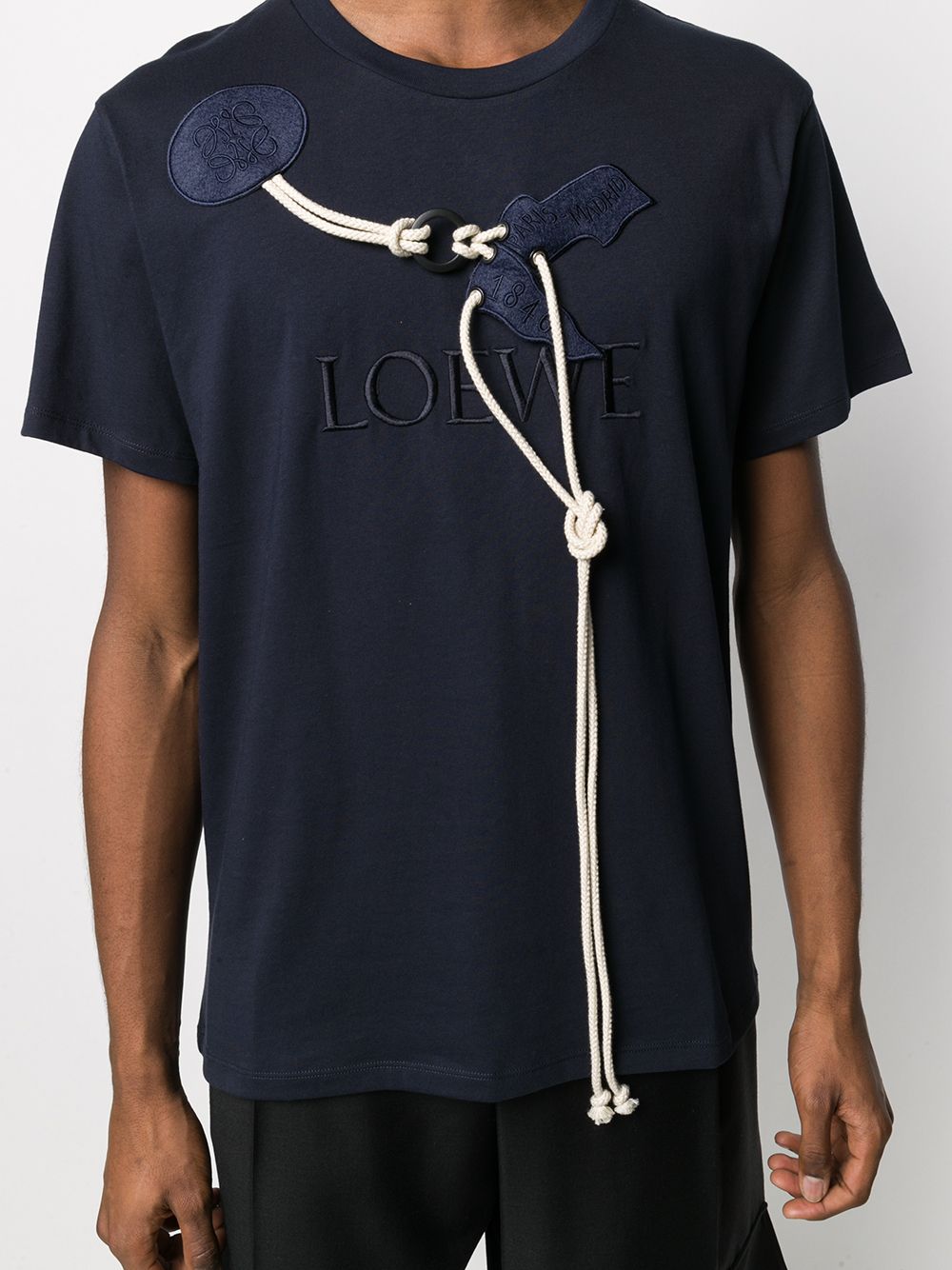 фото Loewe rope detail logo t-shirt