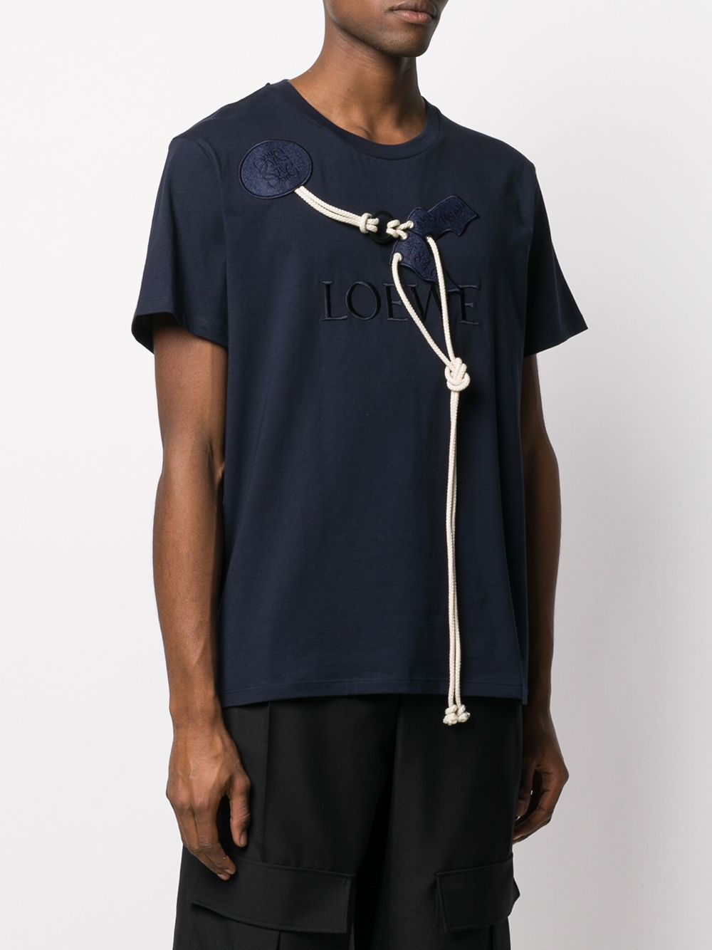 фото Loewe rope detail logo t-shirt