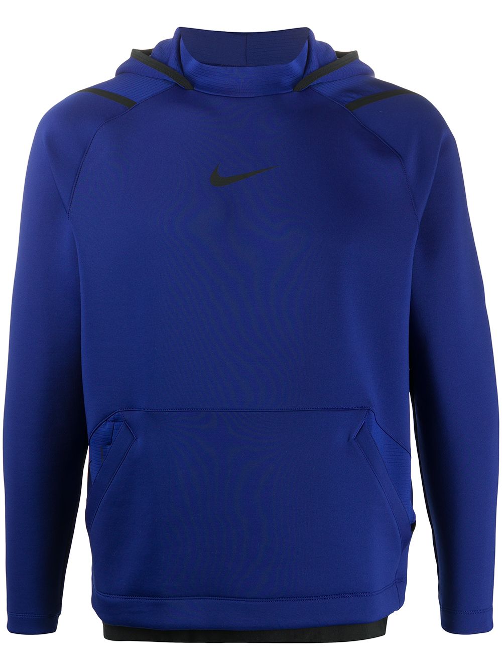 Nike Logo Print Hoodie In Blue