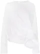 Image 1 of Comme Des Garçons oversized knot lace blouse
