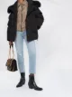 الصورة 2 من Dsquared2 معطف مبطن بغطاء رأس وفرو صناعي