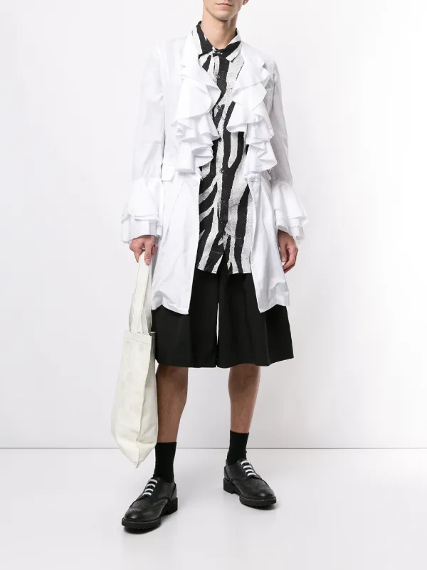 comme des garcons ruffle jacket