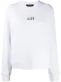 DSQUARED2 Icon print sweatshirt - White