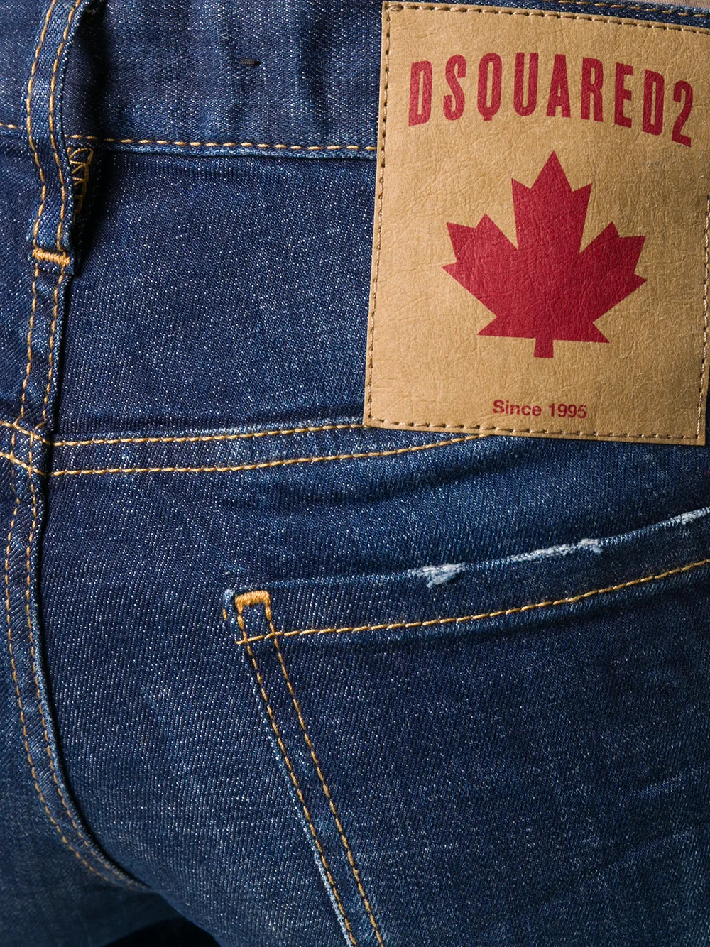 фото Dsquared2 джинсы скинни средней посадки