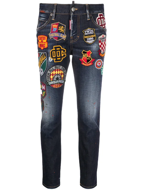 dsquared2 jeans patch