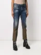 Dsquared2 mud-effect cropped jeans
