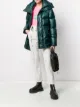 Image 2 of Dsquared2 high-shine tie-waist quilted down coat