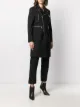 Dsquared2 layered mid-length biker jacket
