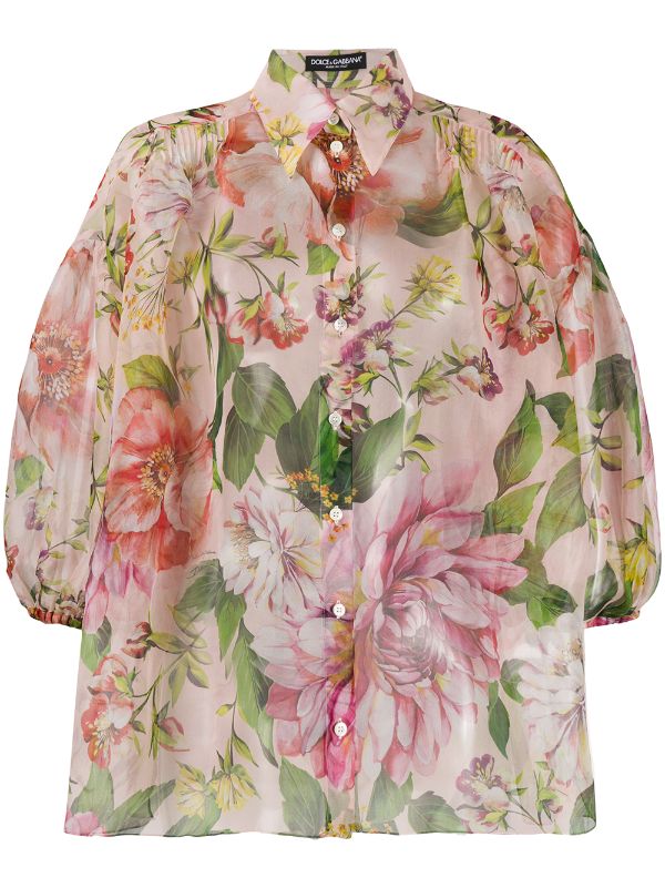 dolce and gabbana floral shirt