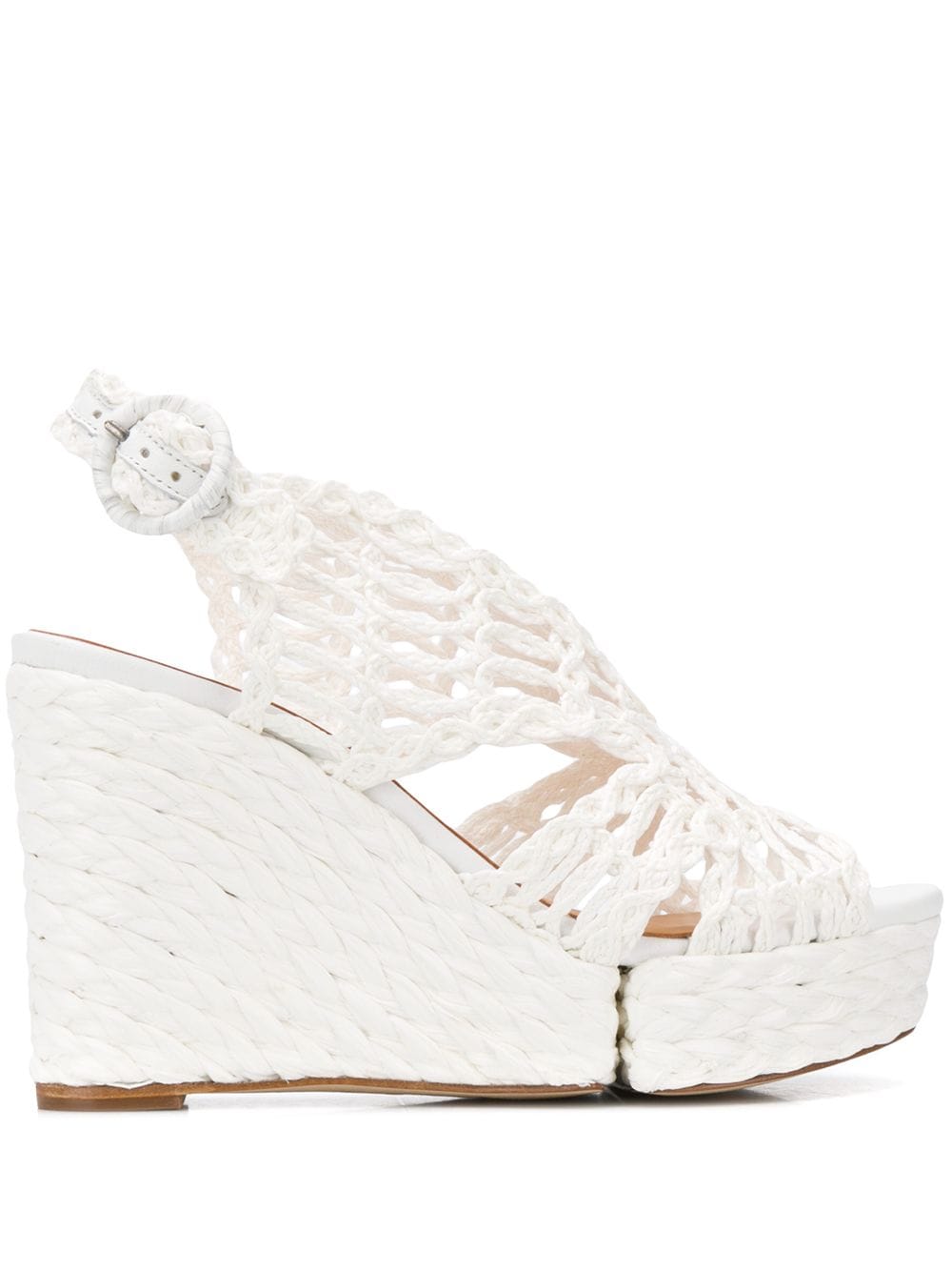 Paloma Barceló Munal Wedge Sandals In White