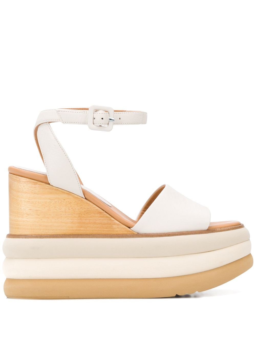 Paloma Barceló Rosie Wedge Sandals In White