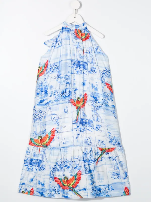 stella jean parrot dress