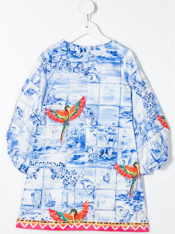 stella jean parrot dress