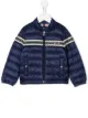 الصورة 1 من Moncler Kids جاكيت مبطن ومخطط بشعار الماركة