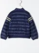الصورة 2 من Moncler Kids جاكيت مبطن ومخطط بشعار الماركة
