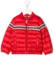الصورة 1 من Moncler Kids جاكيت مبطن ومخطط بشعار الماركة