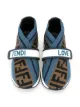 Fendi Kids حذاء رياضي بزينة مونوغرام وسير فيلكرو