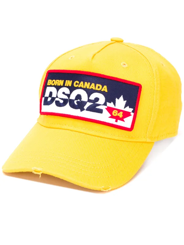 yellow dsquared cap