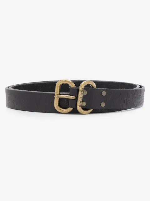 DSQUARED2 double buckle belt