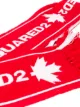 Dsquared2 logo-jacquard fringed skinny scarf