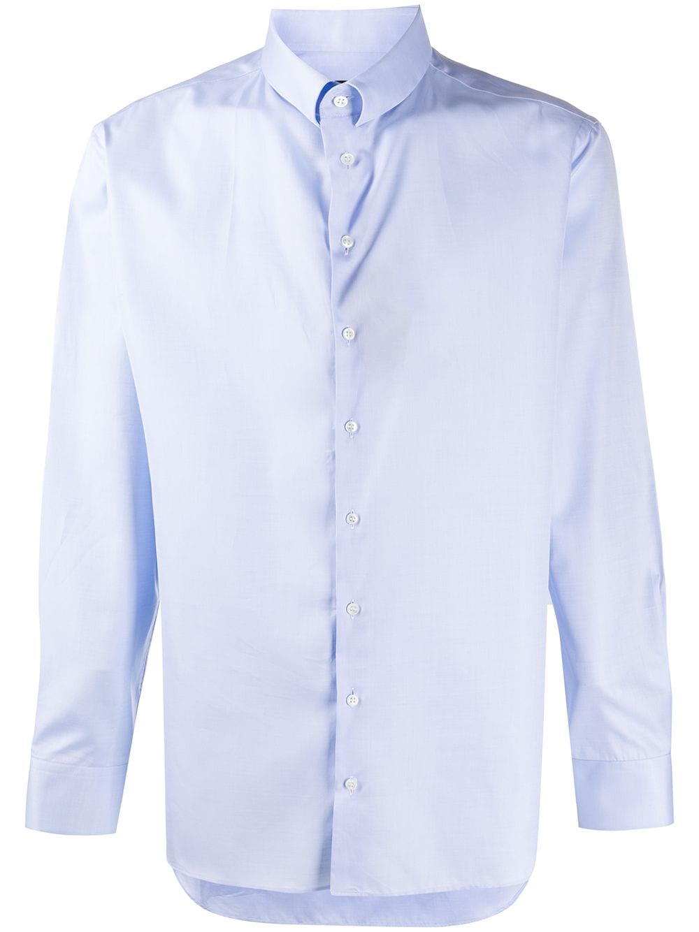 Giorgio Armani Slim Tailored Shirt In Blue