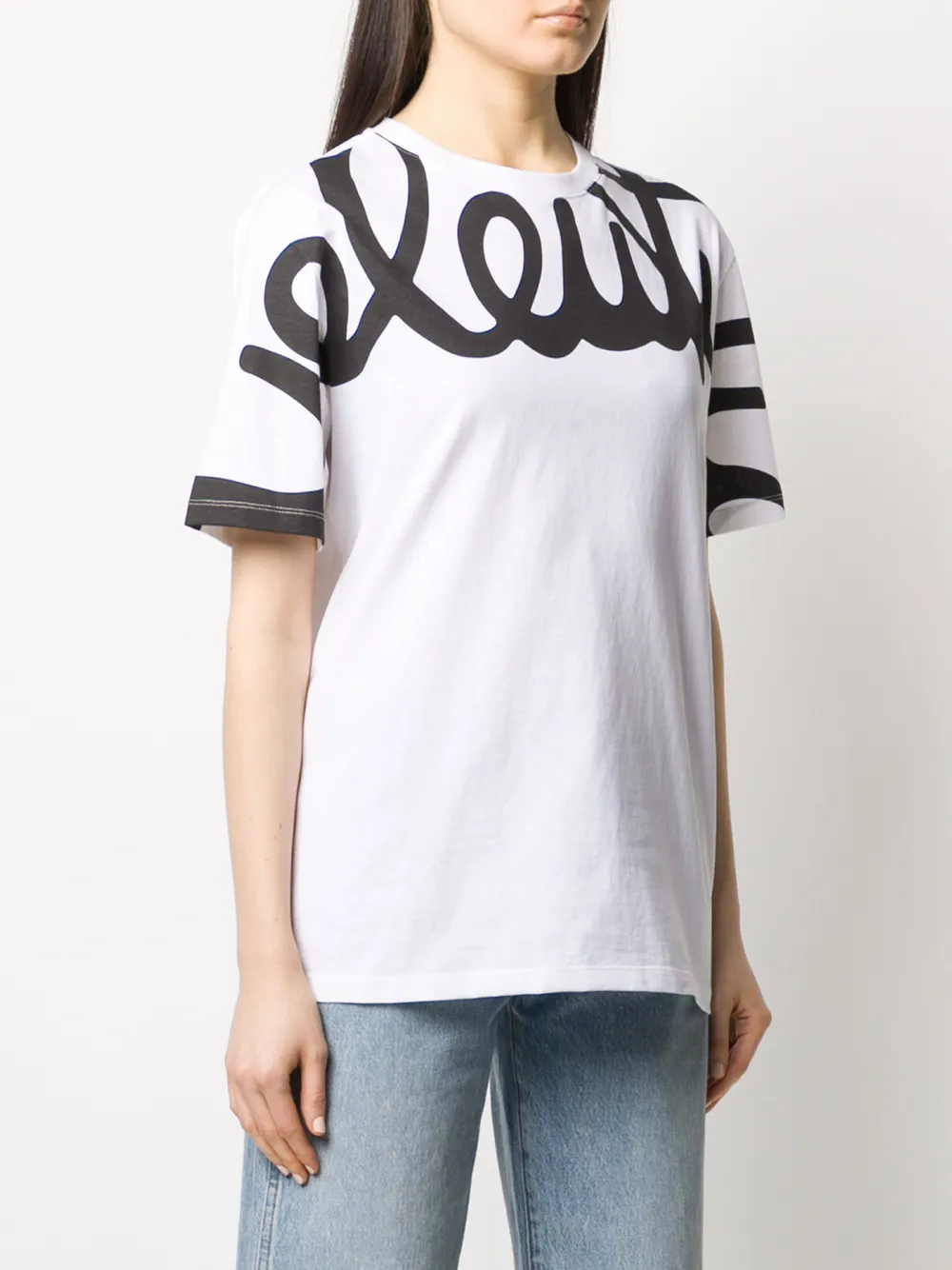  Valentino Garavani T Shirt Mit Logo   Weiß 