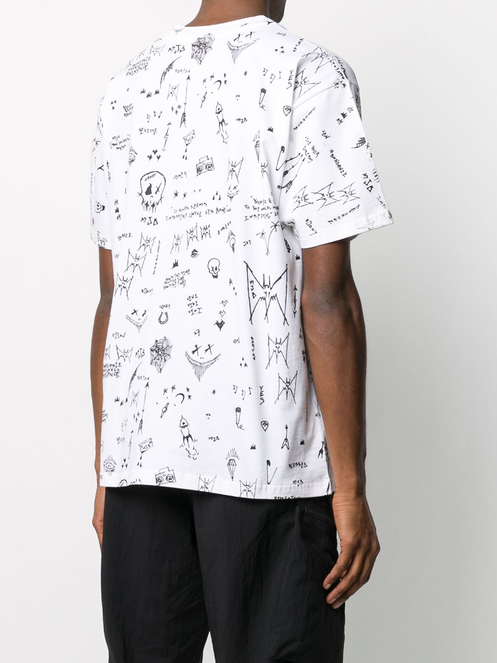 фото Mjb marc jacques burton multi-icon print t-shirt