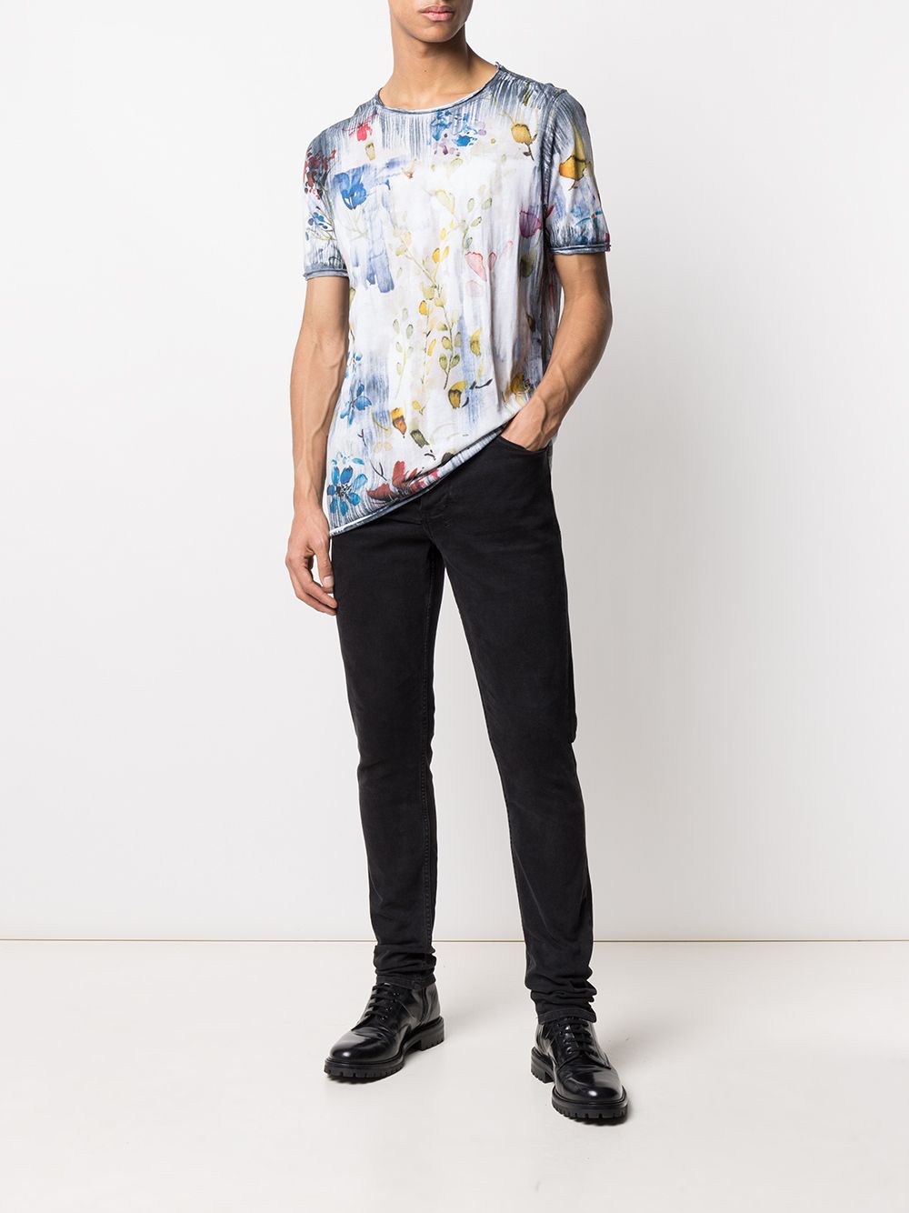 фото Avant toi floral print t-shirt