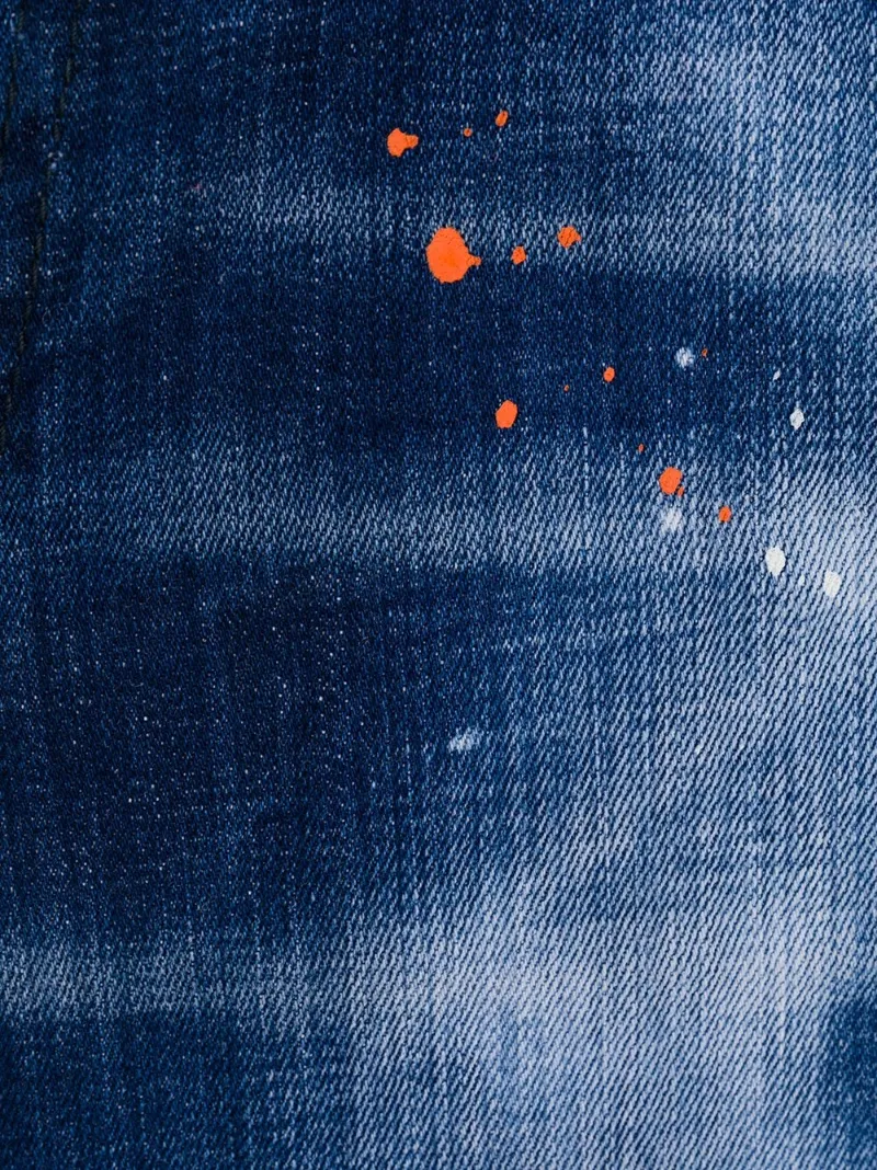 Dsquared2 paint-splatter distressed 