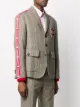 Dsquared2 houndstooth varsity wool blazer