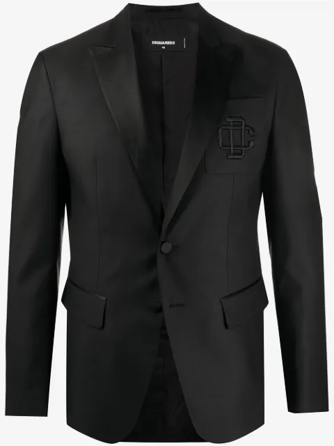 DSQUARED2 embroidered logo blazer