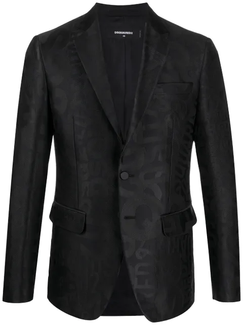 DSQUARED2 suéter con logo en jacquard
